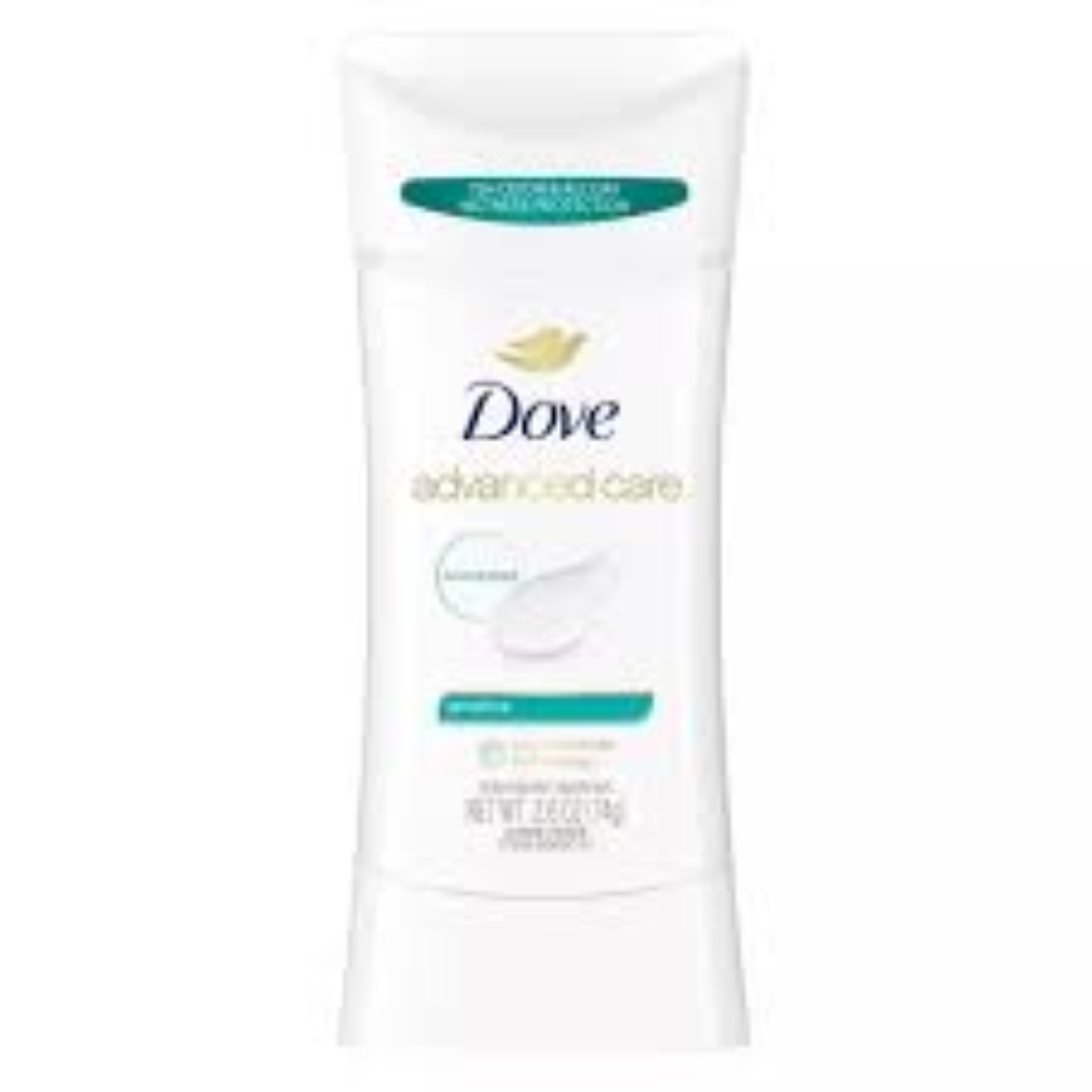 DOVE DEO STICK UNSCENTED SENSITIVE 74G